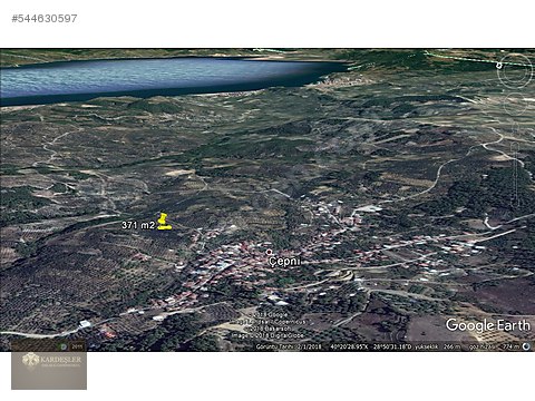 MUDANYA ÇEPNİDE DENİZ MANZARALI 371 M2 BAHÇE